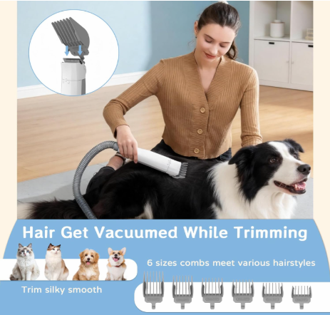 7-in-1 Pet Grooming Vacuum