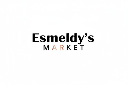 Esmeldy's Market Logo - White Background