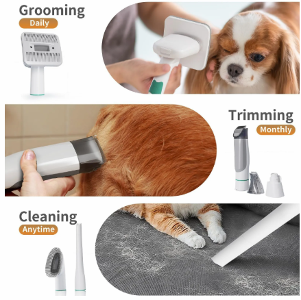 7-in-1 Pet Grooming Vacuum