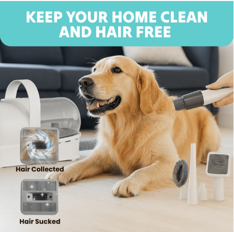 7-in-1 Pet Grooming Vacuum